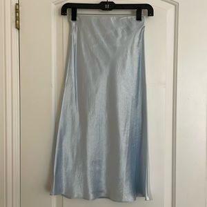 Aritzia - Babaton Satin Slip Midi Skirt size 00